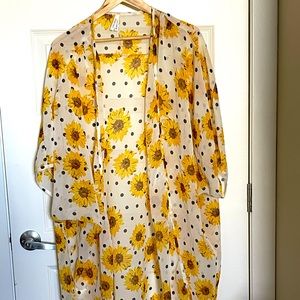 Sunflower Kimono